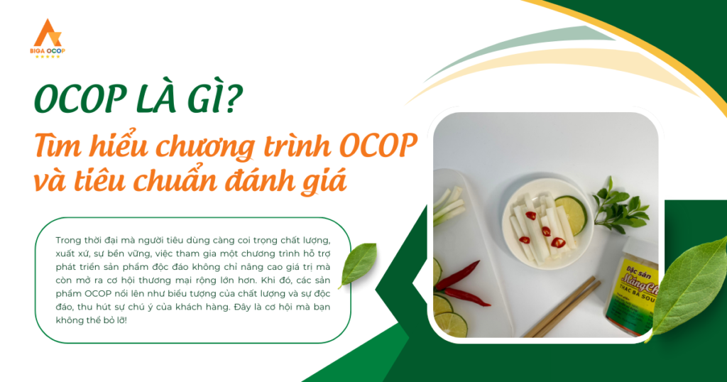 OCOP là gì? Tìm hiểu chương trình OCOP và tiêu chuẩn đánh giá - BIGA OCOP