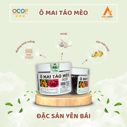 Ô mai táo mèo Đoàn Lương - Đặc sản Yên Bái - BIGA OCOP