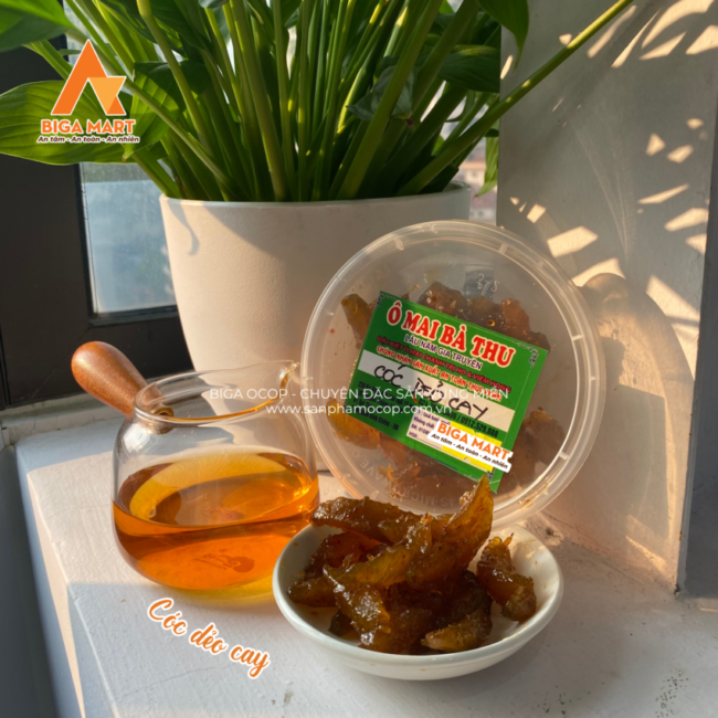 Ô mai Cóc dẻo cay chua cay mặn ngọt