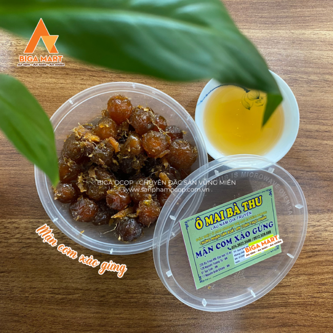 Ô mai Mận cơm xào gừng