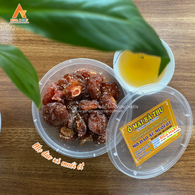 Ô mai Mơ đào xẻ muối ớt tốt cho sức khỏe