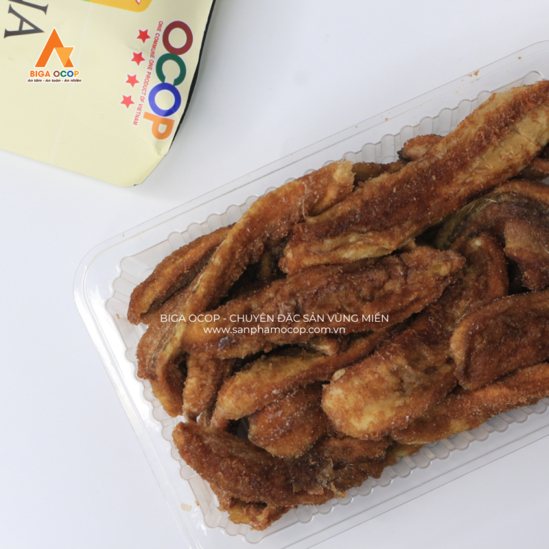 Đặc sản vùng miền chuối sấy dẻo Quyết Thanh, Mộc Châu (1)