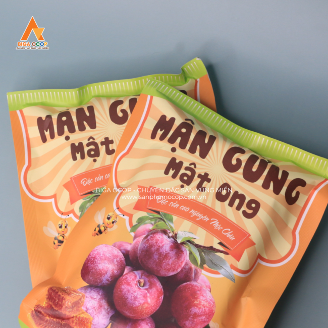 Đặc sản vùng miền mận gừng mật ong Mộc Châu (1)