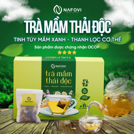 Trà Mầm Thải Độc Thanh Lọc Cơ Thể Nafovi – 120gram