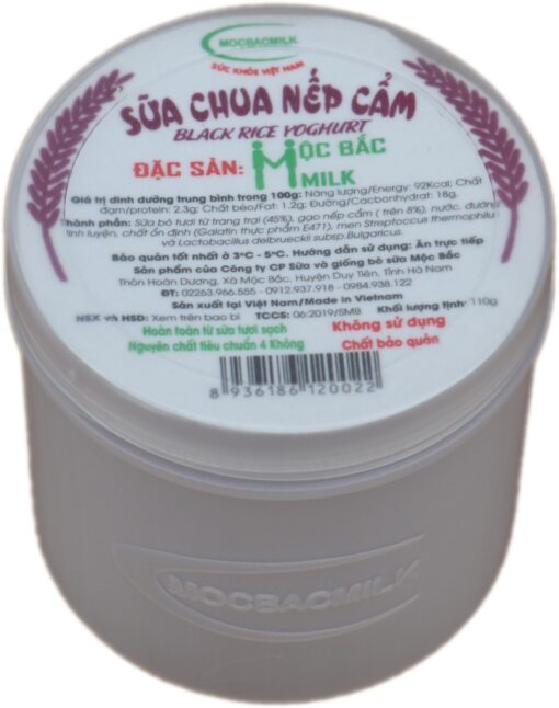 Sữa chua nếp cẩm Mộc Bắc