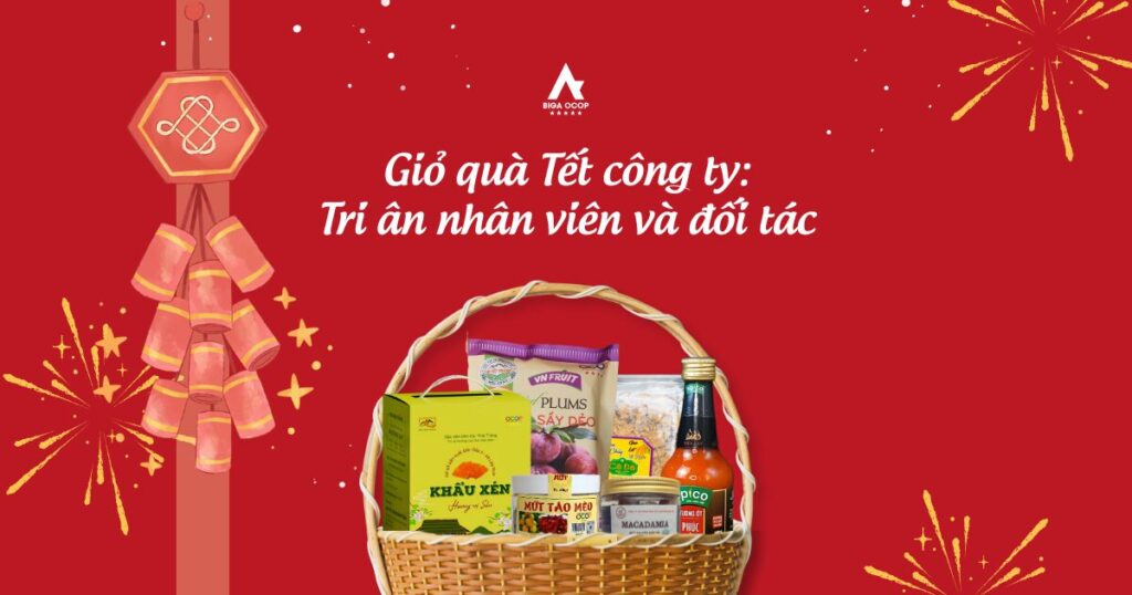 Giỏ quà Tết công ty của BIGA OCOP