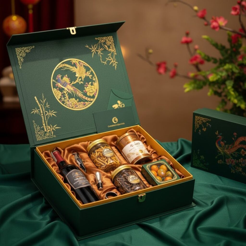 Hộp quà tặng khách hàng tinh tế, sang trọng