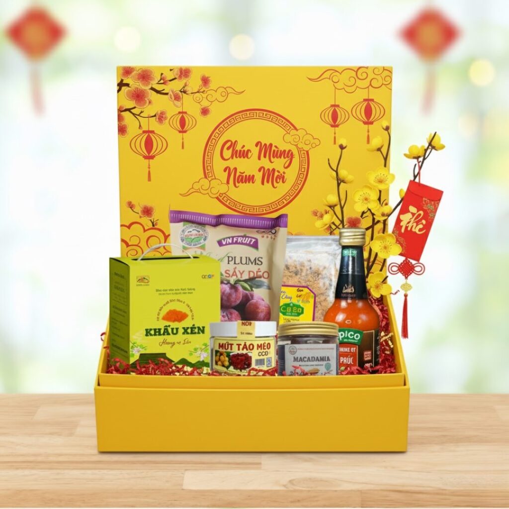 Hộp quà tết cho nhân viên công ty 2026