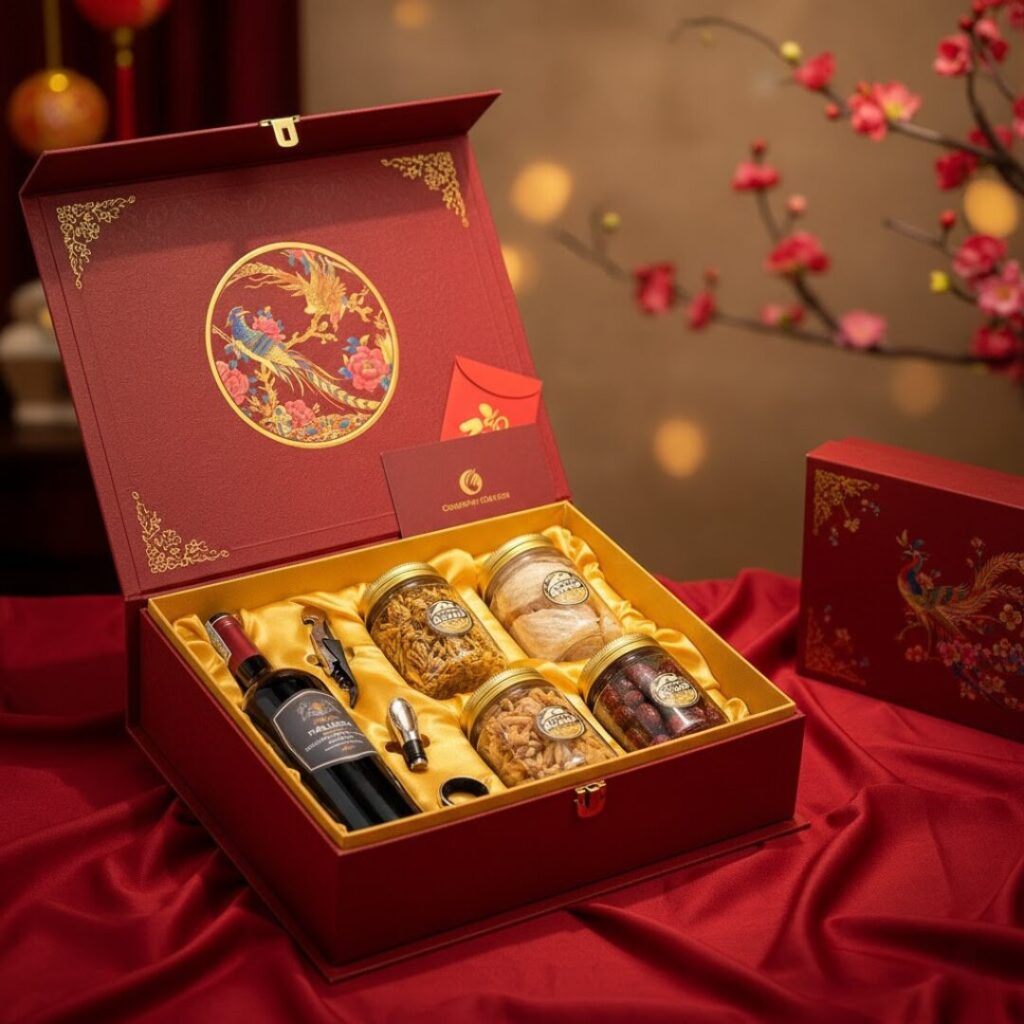 Lựa chọn mẫu hộp quà tết công ty phù hợp với tiêu chí