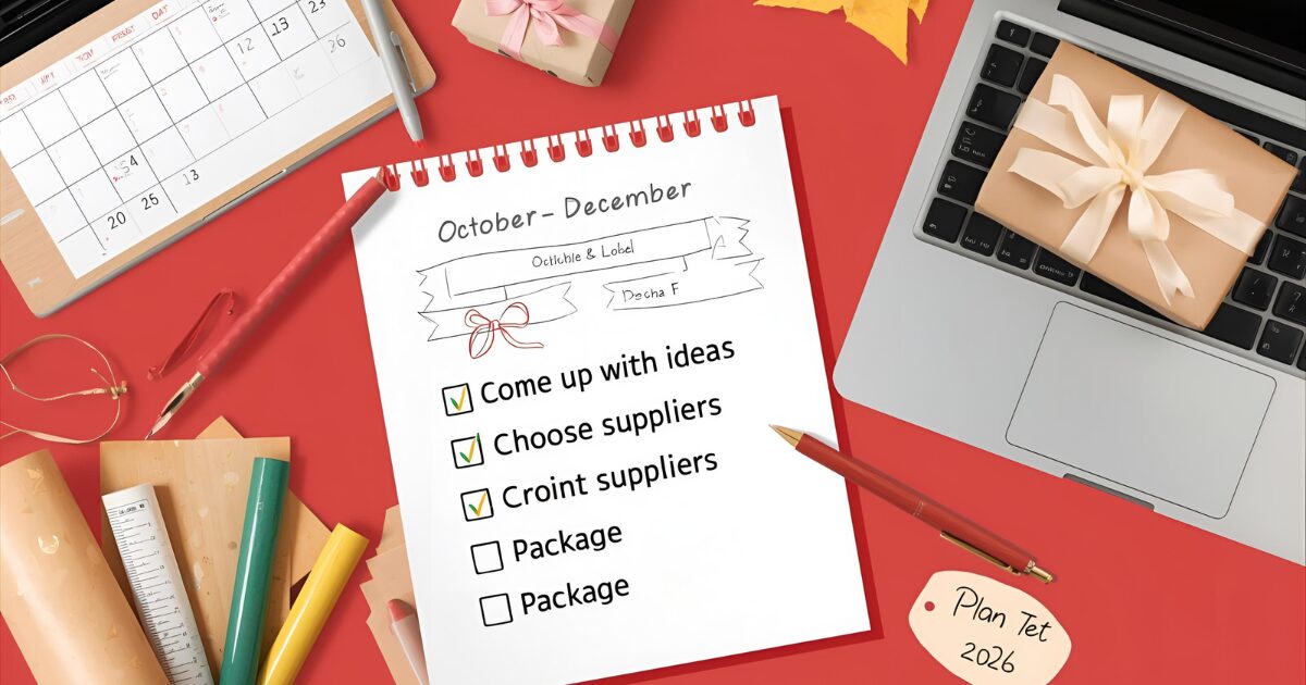 Thời gian chọn quà tết công ty 2026