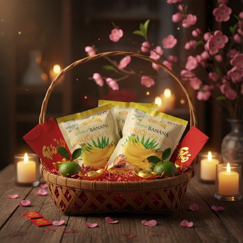 Đặc sản hoa quả sấy dẻo mời khách ngày Tết miền Bắc