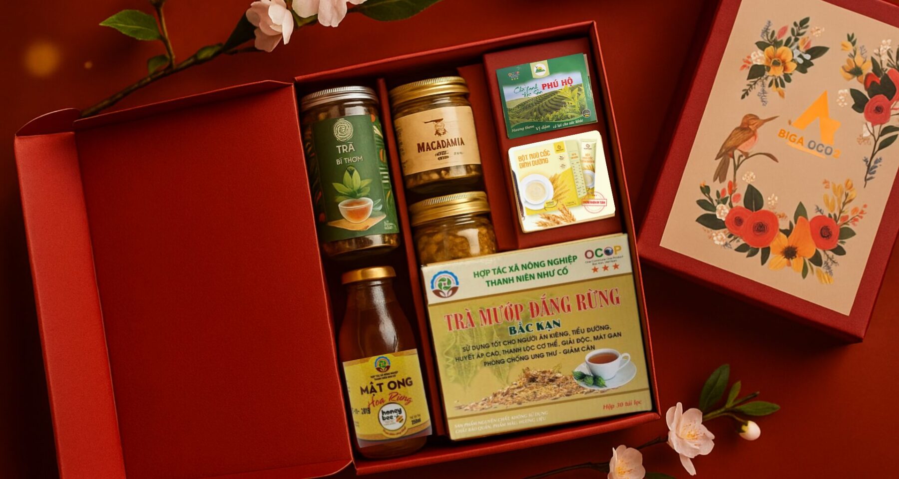 Hộp quà Tết với những sản phẩm OCOP tạo sự khác biệt với những giỏ quà khác