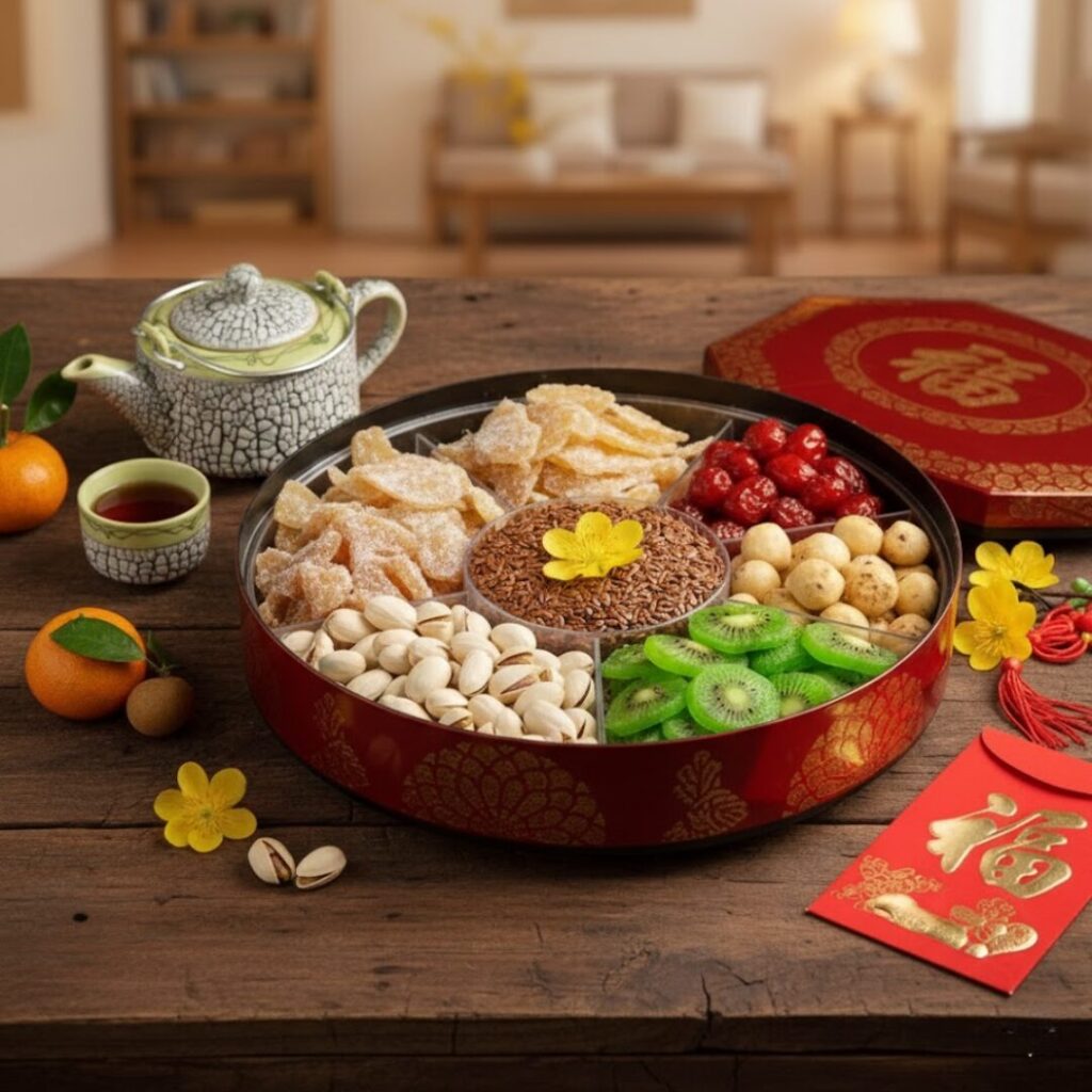 Khay mứt đặc sản ngày Tết của người Việt